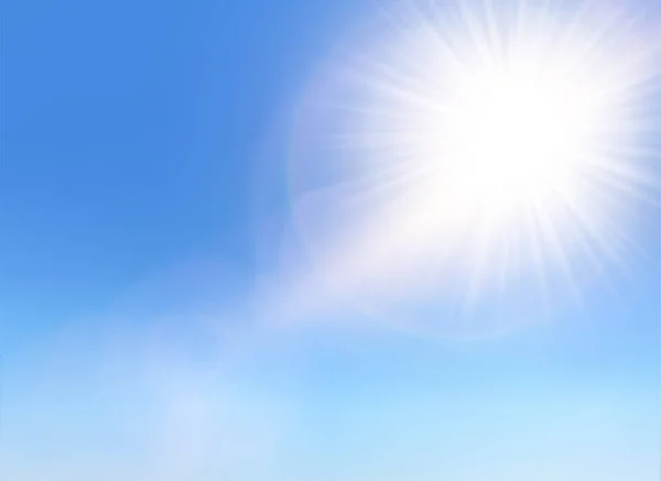 Векторный солнечный свет Специальный эффект вспышки линзы. Вспышка солнца сияет лучами и прожектором. Огни и блики округлые и шестиугольные формы. — стоковый вектор