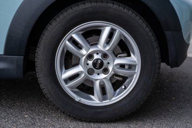 Melbourne, Avustralya - 20 Ağustos 2019:Bmw Mini Cooper One D görünümü, 2012 model