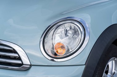 Melbourne, Avustralya - 20 Ağustos 2019:Bmw Mini Cooper One D görünümü, 2012 model
