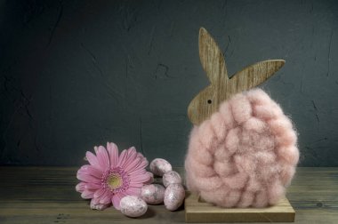 Paskalya natürmort veya kart tasarımı