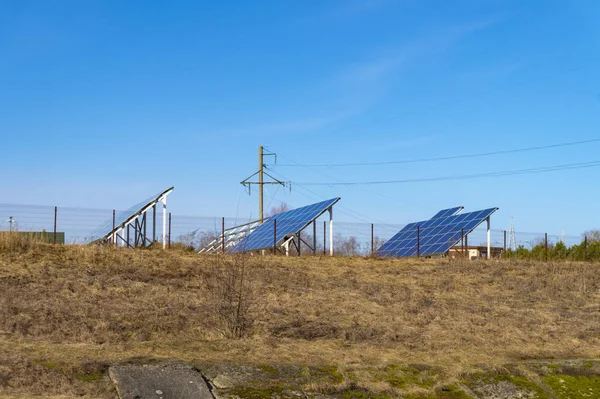 Solar Energy Farm with photovoltaic panels