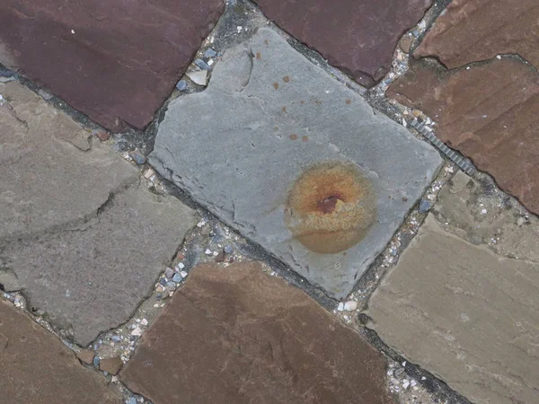 Eye Caught Cobble Stone Pavement Boulevard Noordwijk Aan Zee Netherlands — Stock Photo, Image