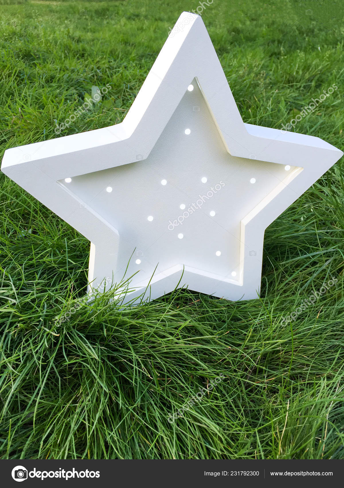 Very Beautiful Night Light Form Bright White Star Luminous Leds Stock Photo C Evgenstock