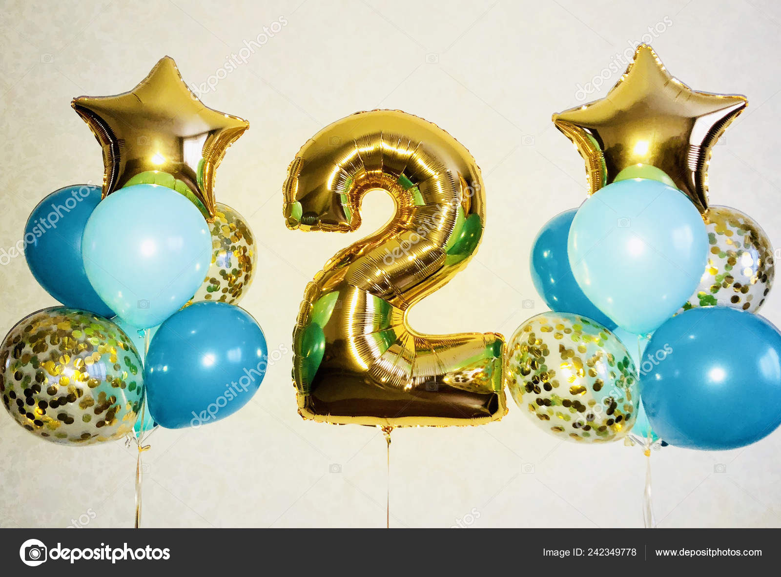 number 2 helium balloon