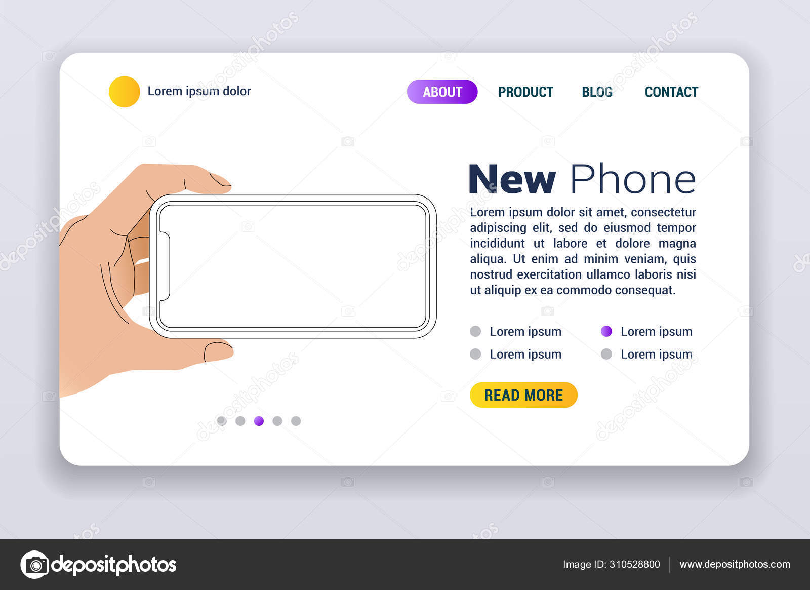 New Iphone 11 Vector Flat Web Banner Smartphone Mock Up Frameless Blank Screen Isolated On Background Vector Image By C Alx1618 Vector Stock
