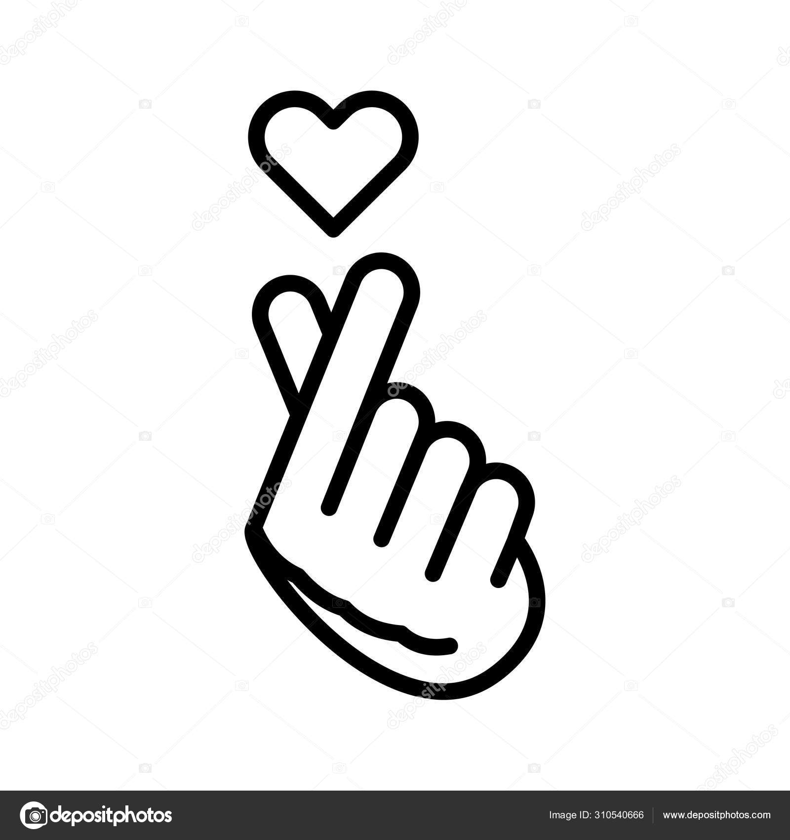 Finger Heart Line Color Icon Music Record K Pop Concept Korean Culture Pictogram For Web Mobile App Promo Vector Image By C Alx1618 Vector Stock Finger Heart Line Color Icon Music Record K Pop Concept Korean Culture Pictogram For Web Mobile App Promo Vector Image By C Alx1618 Vector Stock