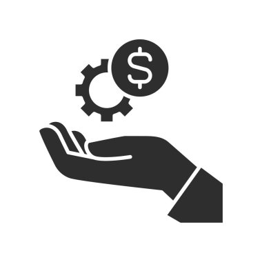 Kaynak kaynakları siyah kabartma simgesi. Web sayfası için piktogram, mobil uygulama, tanıtım. UI UX Arayüz tasarım ögesi