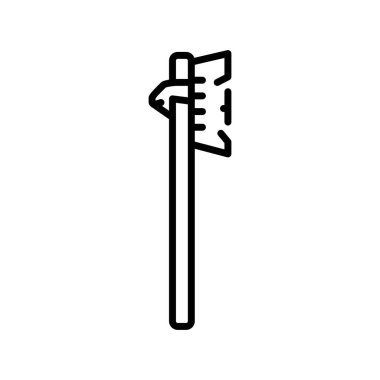 Dijital ve baskı projeleri için vücut masajı fırçası siyah çizgi simgesi. Uygulamalar ve web siteleri için en az temiz simgeler. UI UX ve markalaşma için modern basit simgeler