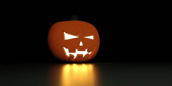 Illustration 3D à très haute résolution d'une citrouille d'Halloween — Photo