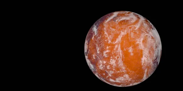Kızıl Gezegen gibi bir terraformed Mars son derece ayrıntılı ve gerçekçi yüksek çözünürlüklü 3d illüstrasyon. Uzaydan vurulmuş. Bu görüntünün unsurları Nasa tarafından döşenmiştir.