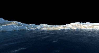 Son derece detaylı ve gerçekçi yüksek çözünürlüklü gezegendeki suyun 3D görüntüsü.. 