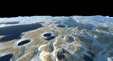 Son derece detaylı ve gerçekçi yüksek çözünürlüklü gezegendeki suyun 3D görüntüsü.. 