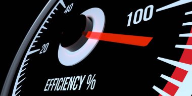 Verimlilik Seviyesi Ölçeği% 100 son derece detaylı ve gerçekçi yüksek çözünürlüklü 3D resimde