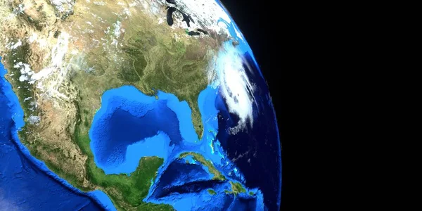 Orkaan Dorian Extreem Gedetailleerde Realistische Hoge Resolutie Beeld Uit Ruimte — Stockfoto