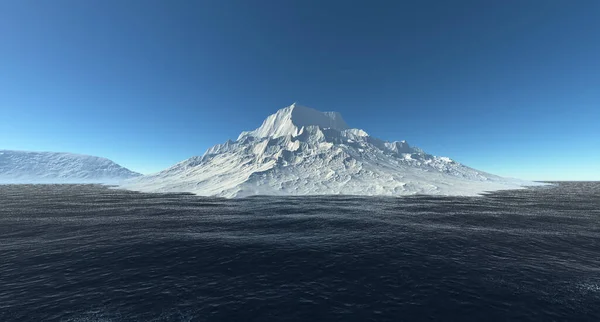 Ledovec Extrémně Detailní Realistický Obraz Vysokým Rozlišením — Stock fotografie