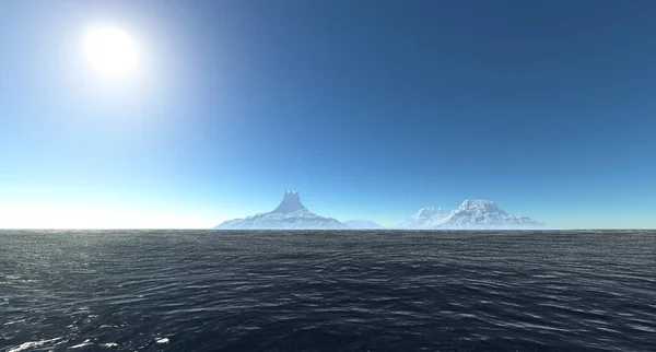 Iceberg Imagem Alta Resolução Extremamente Detalhada Realista — Fotografia de Stock