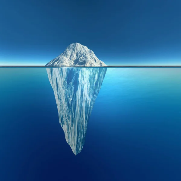 Buzdağı son derece detaylı ve gerçekçi yüksek çözünürlüklü 3D resim