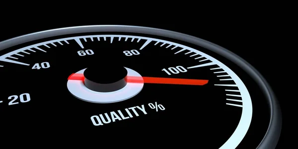Quality Indicator 100 Extremely Detailed Realistic High Resolution Image Level — Stock Photo, Image