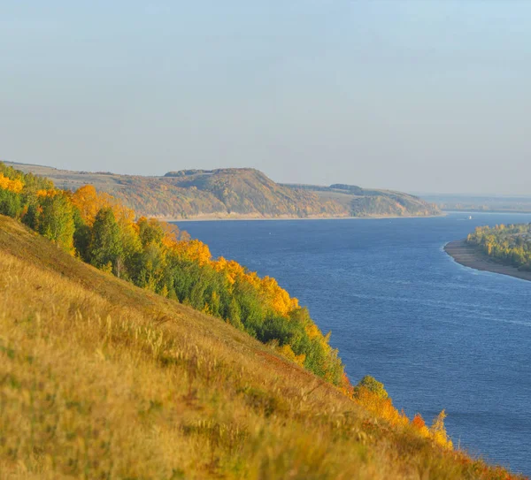 The image is 5400 by 5000 pixels. Autumn landscape. Slope over t