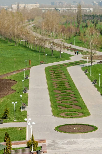Kazajstán Principios Primavera Parque Del Primer Presidente Del País Parque —  Fotos de Stock
