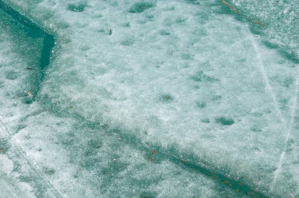 Nehir Son Buz Son Buz Parçası Son Buz Ili Nehri — Stok fotoğraf