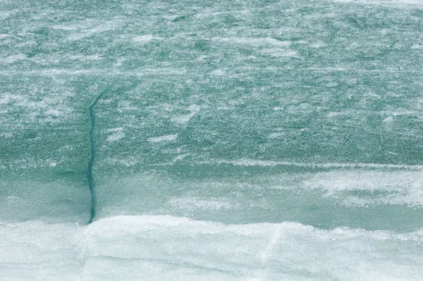 Последний Лед Последняя Льдина Последний Игольный Лёд Реке Центральная Азия — стоковое фото