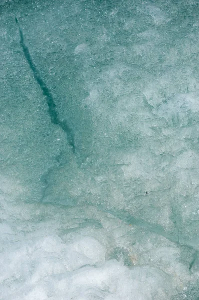 Rivier Laatste Ijs Laatste Pakijs Laatste Naald Ijs Rivier Ili — Stockfoto