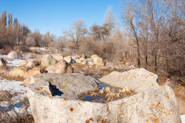 Geçen baharda kar - sıcak, sevecen güneş