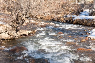 Sıcak, sevgi güneş son bahar kar