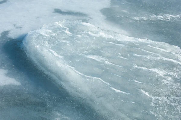 Текстура Лёд Ледяной Лёд Реке — стоковое фото