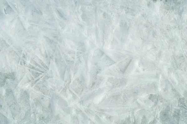 doku. buz. Donmuş buz Nehri üzerinde.