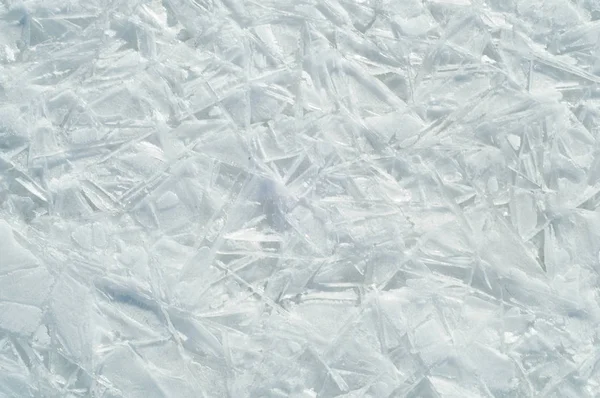 doku. buz. Donmuş buz Nehri üzerinde.