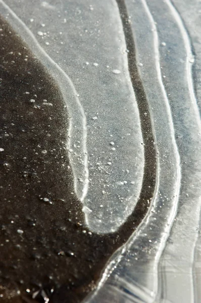 doku. Donmuş su birikintisi, Bahar, buz kalıpları. 