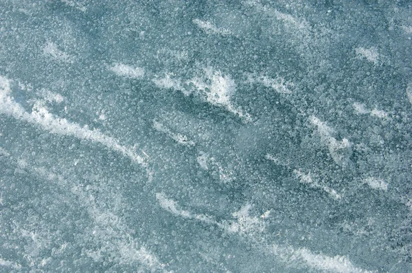 Texture Ice Frozen Ice River — Stock Photo, Image