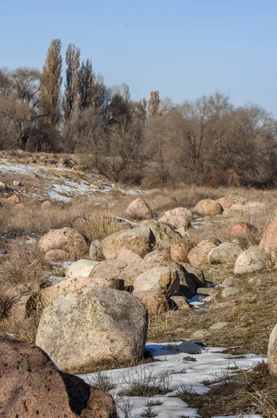 Sıcak, sevgi güneş son bahar kar