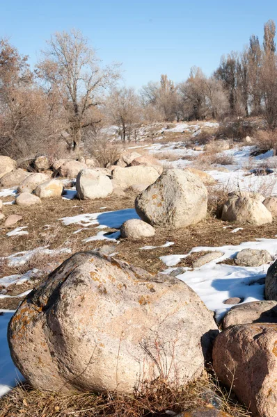 Geçen baharda kar - sıcak, sevecen güneş