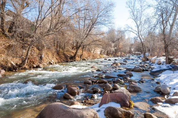 Sıcak, sevgi güneş son bahar kar