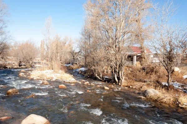Sıcak, sevgi güneş son bahar kar