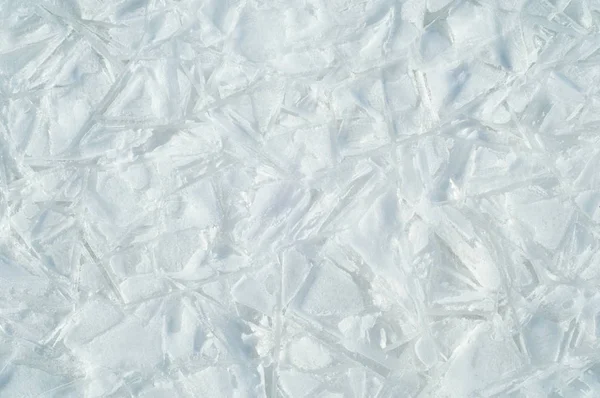 doku. buz. Donmuş buz Nehri üzerinde.