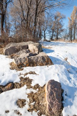 Son bahar kar kurak, sıcak, sevgi dolu güneş