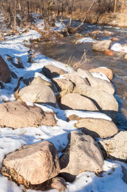 Sıcak, sevgi güneş son bahar kar