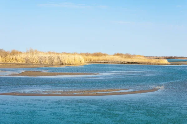 bahar bozkır nehirde. nehir sazlık ile büyümüş. saf zümrüt sudur