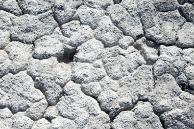 Yere çatlaklar. kuraklık. toprak erozyonu, kırık doku. Kuru kırık zemin. 