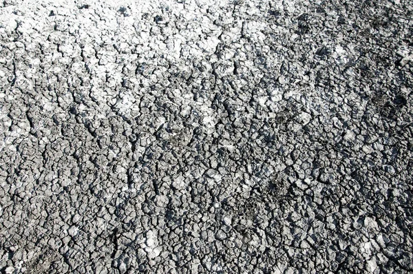 Risse Boden Dürre Bodenerosion Rissige Textur Trockener Rissiger Boden — Stockfoto