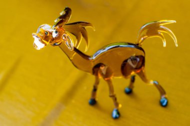 Doku, arka plan, desen. Camdan yapılmış oyuncaklar