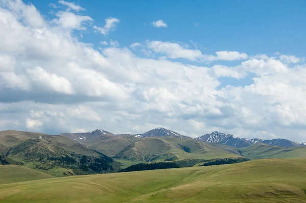 Гори Гора Хілл Казахстан Тянь Шань Затискач Паперу Плато — стокове фото