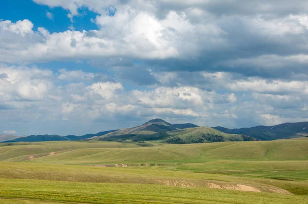 dağ, dağ, tepe. Kazakistan. Tien Shan. Takma Yaylası