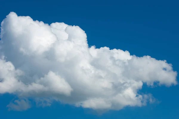 Текстура Фон Візерунок Кумульські Хмари Блакитному Небі — стокове фото