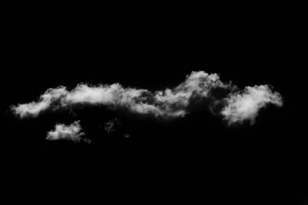 Texture Fond Motif Nuages Dans Ciel Couleur Blanche Sur Noir — Photo