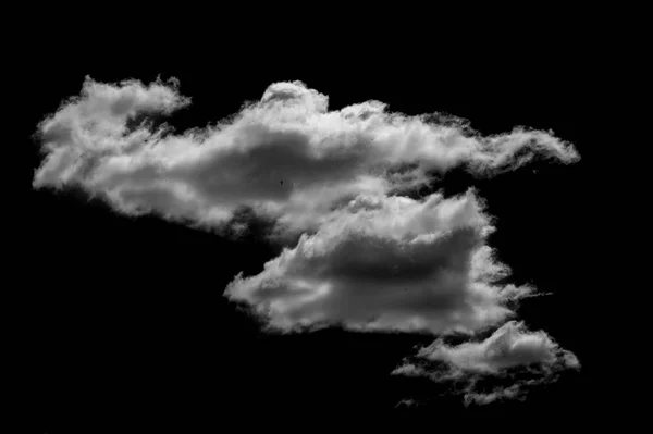 Texture Sfondo Motivo Nuvole Nel Cielo Colore Bianco Nero Conveniente — Foto Stock
